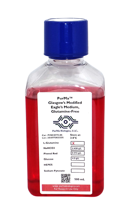 PurMa Glasgow's Modified Eagle's Medium bottle