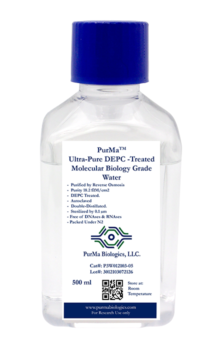 PurMa DEPC-Treated Water bottle