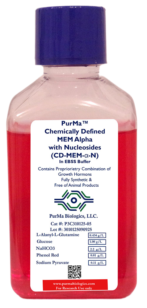 Chemically Defined MEM alpha with nucleasides in EBSS