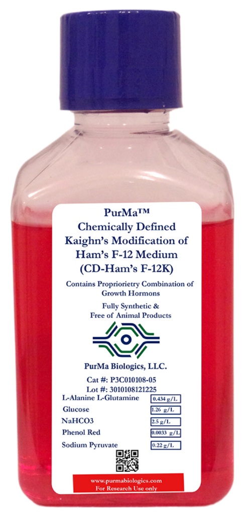 PurMa™ Chemically Defined Kaighn’s Modification of Ham’s F-12 Medium (CD-Ham’s F-12K)