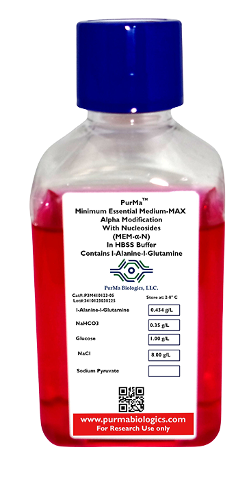 MEM Alpha–Modification with Nucleosides MAX (MEM-Alpha–N-MAX) in Hanks’ Buffer