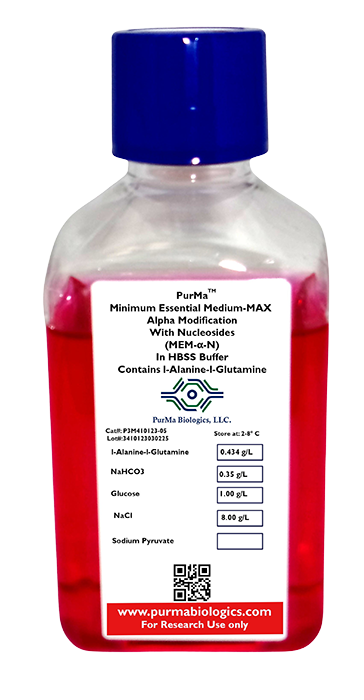 MEM Alpha–Modification with Nucleosides MAX (MEM-Alpha–N-MAX) in Hanks’ Buffer