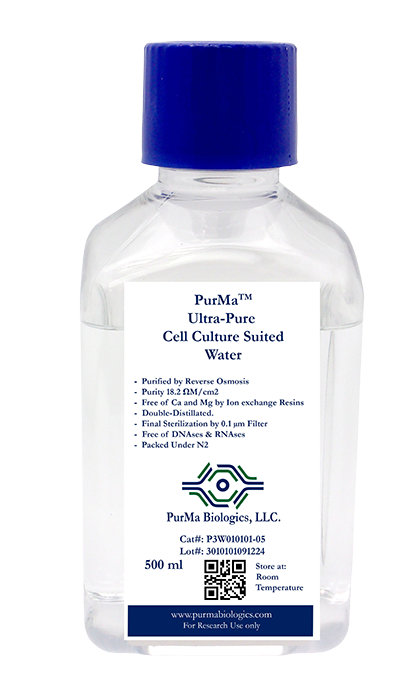 Ultra-Pure Cell Culture Suited Water