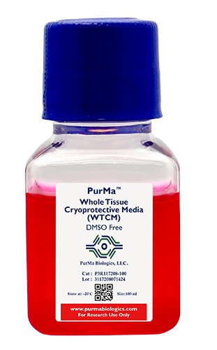 Whole Tissue Cryoprotective Media (WTCM); DMSO Free
