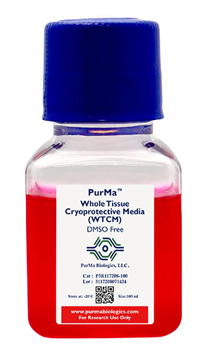 Whole Tissue Cryoprotective Media (WTCM); DMSO Free