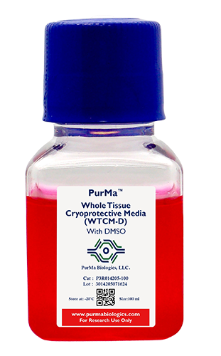 Whole Tissue Cryoprotective Media (WTCM-D) with DMSO