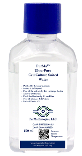 Ultra Pure Cell Culture Suited Water
