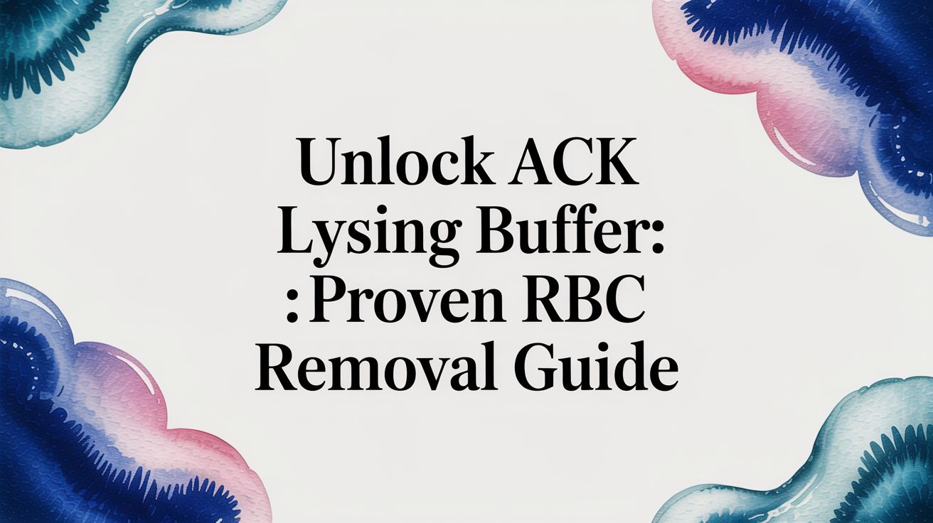 Read more about the article Unlock ack lysing buffer: Proven RBC removal guide